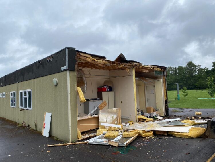 Feltham Demolition demolished a school building in Aldershot, Hampshire