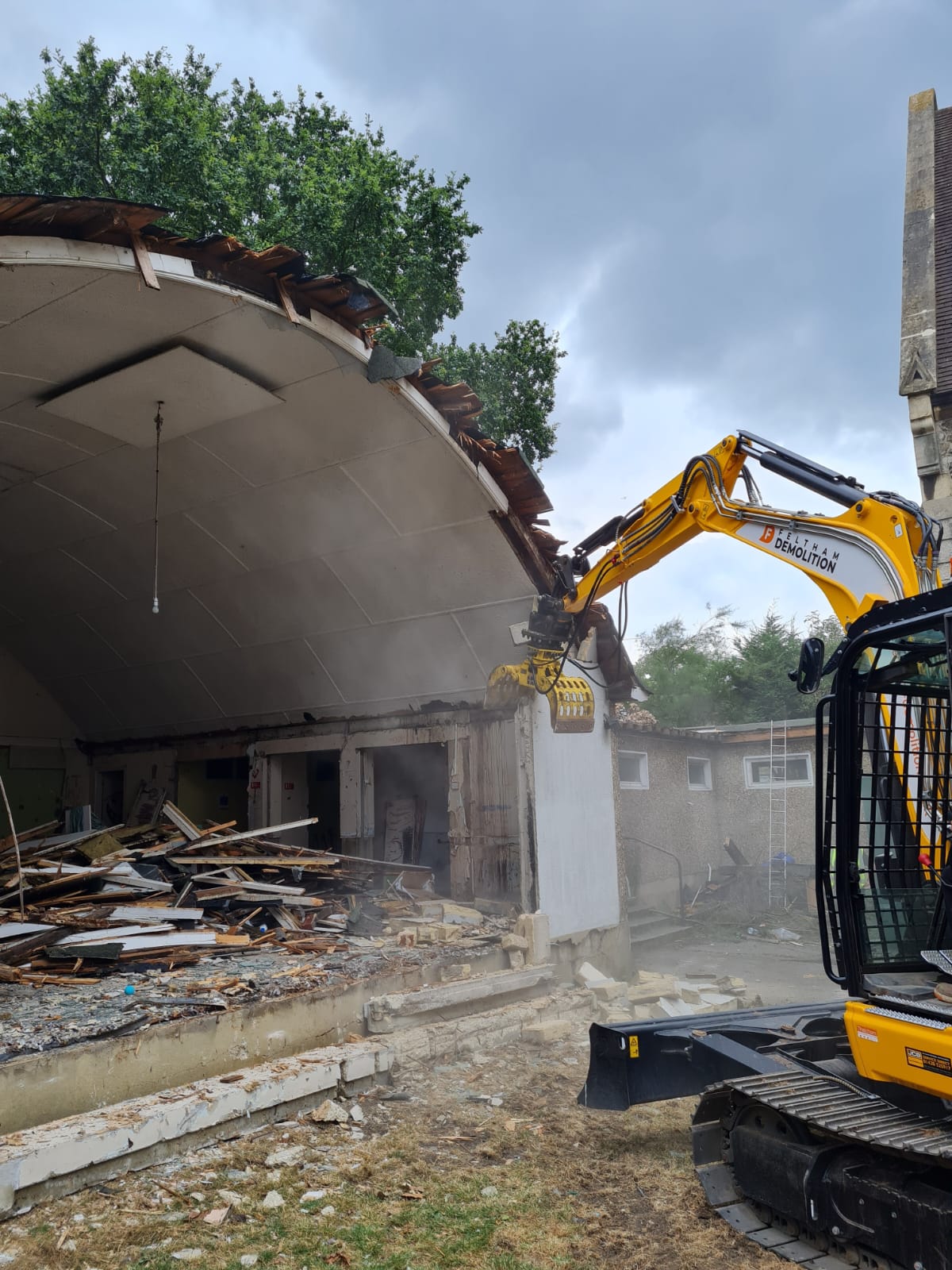 Feltham Demolition demolished old church buildings