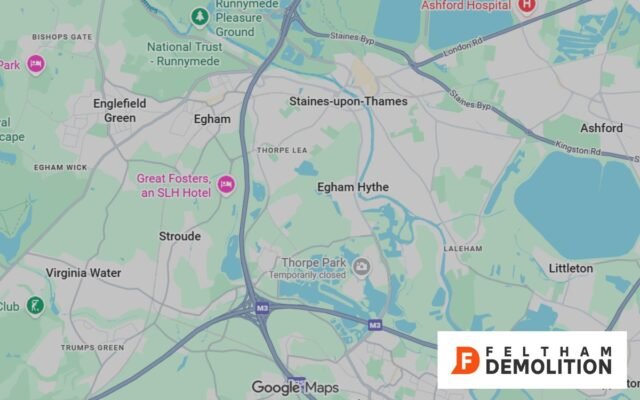 Coverage areas of our Grab Hire in Egham