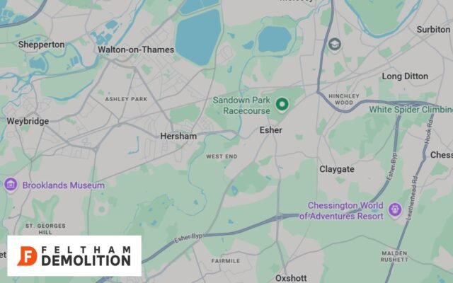 Coverage areas of our Grab Hire in Hersham