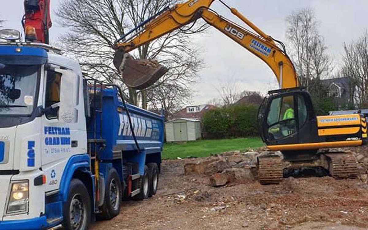 We provide Demolition & Grab Hire for our Leatherhead clients
