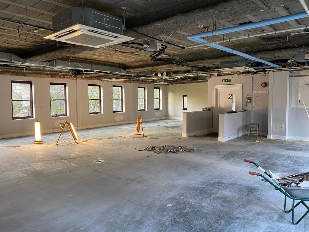 Feltham-Demolition-Office-Stripout-and-escalator-removal Office Strip Out and Escalator Removal