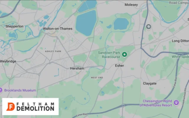 Coverage areas of our Grab Hire in Esher