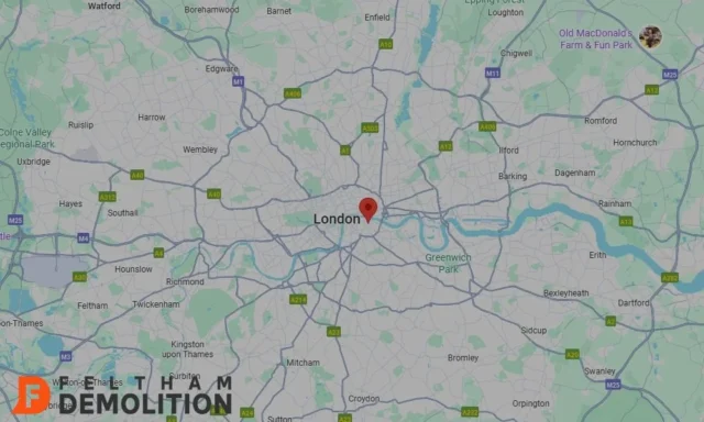 Grab-hire-muck-away-London-coverage Coverage areas of our Grab Hire in London